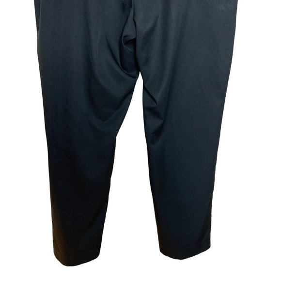 GS Dress Slacks Flat Front Trouser Relaxed Black Office Work Men's Size 46 - Picture 5 of 9